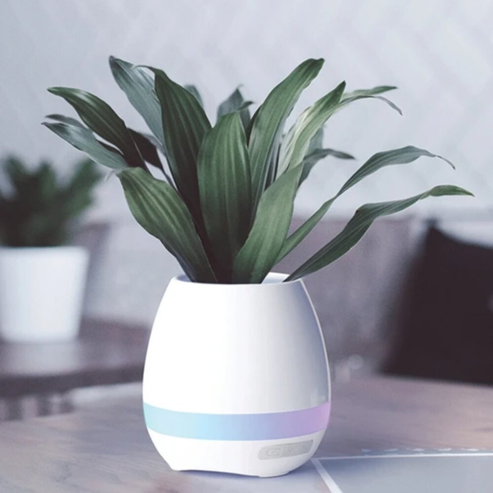 NIB iJoy Aria Planter / Bluetooth Speaker